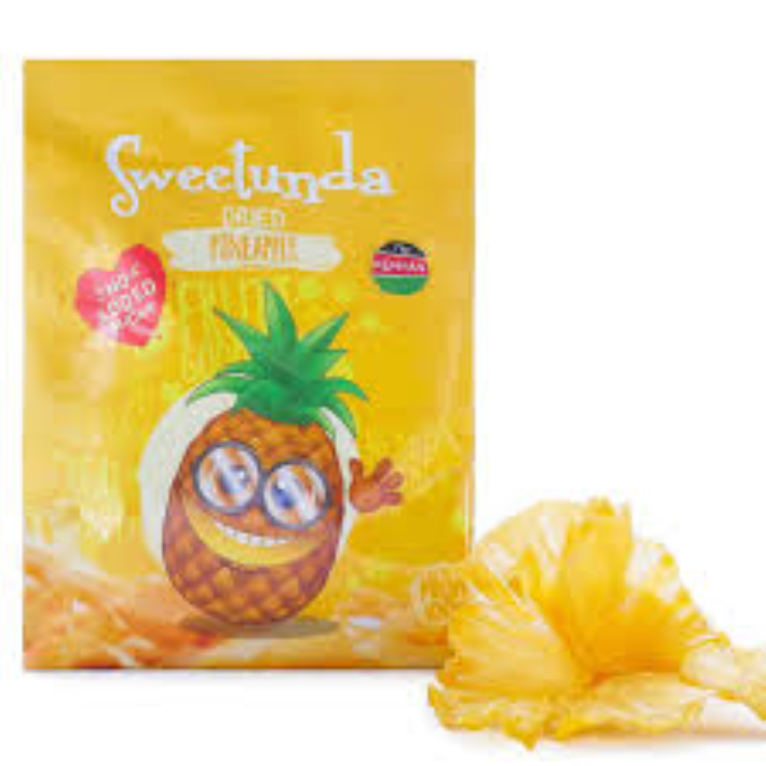 SWEETUNDA DRIED PINEAPPLE 100G